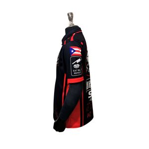 Maillot de course respirant à manches courtes imprimé sur mesure pour la moto et les courses automobiles avec logo personnalisé pour hommes - Product Image 2
