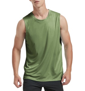 เสื้อกล้ามวิ่งมาราธอนผู้ชาย แบบไร้ตะเข็บ น้ำหนักเบา ระบายอากาศได้ดี ผลิตจากโพลีเอสเตอร์/คอตตอน พร้อมสายรัดไหล่ คุณภาพดี เหมาะสำหรับออกกำลังกายและเล่นกีฬา - Product Image 1