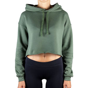 Sudadera Corta con Capucha para Mujer, Estampada, Informal, de Felpa, de Poliéster/Algodón, Tejida, Anti-Pilling, para Invierno - Product Image 6