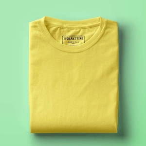 T-shirts pour hommes à manches courtes imprimés surdimensionnés, 100% coton tricoté, anti-rides, décontractés - Product Image 2