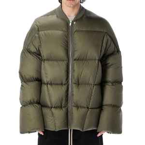 Hooded Stand Waterproof Heavy Designer Puff Padded Coat Oversized Bubble Winter Black Custom <b>Men</b> Shiny Puffer Jacket Streetwear - Product Image 5
