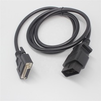 Cable de diagnóstico de coche OBD2 de 16 pines a 15 pines personalizado de fábrica con garantía de 1 año para lector de código