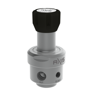 Régulateur de pression de précision industriel Axis PRG5 SS 316, vanne de régulation réglable, garantie 1 an pour le gaz, l'air, l'analytique - Product Image 1