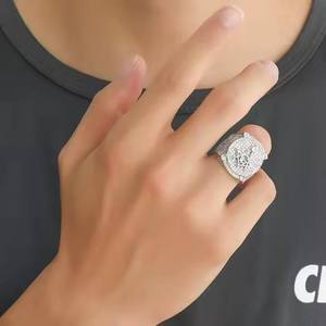 Gold Plated <b>Skull</b> Cocktail <b>Ring</b> Mens Hip Hop Micro Pave Cubic Zirconia Party Fashion Statement Available for Affordable Price - Product Image 2