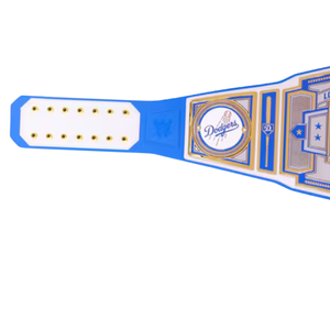 เข็มขัดแชมป์ทีมลอสแอนเจลิส ดอดเจอร์ส แบบปรับแต่งได้ เข็มขัดเบสบอล/มวยปล้ำ คุณภาพสูง ของสะสมสำหรับแฟนๆ - Product Image 3