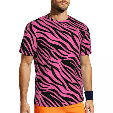Vêtement à imprimé abstrait DailyWear pour hommes, t-shirt tendance décontracté et élégant pour jeunes - Product Image 4