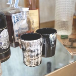 Vaso de chupito de cuerno de alta calidad hecho a mano, estilo americano moderno, 30 ml, ligero, no tóxico, portátil, a prueba de fugas, apto para lavavajillas, ecológico - Product Image 2