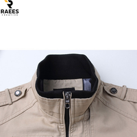 Blouson d'hiver rembourré sur mesure de qualité supérieure pour homme, en toile vintage avec logo brodé, couleur personnalisée, confortable