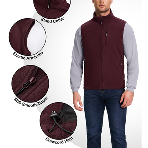 Gilet en polaire de laine de haute qualité, respirant et confortable pour l'automne, sans manches, vente en gros à prix abordable, look élégant - Product Image 5