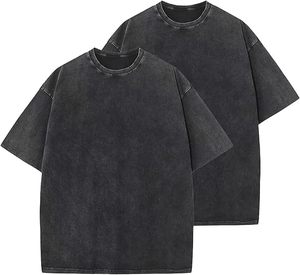 Camisetas Oversize Personalizadas al por Mayor con Logo, Manga Corta para Hombre, 280g, 100% Algodón Transpirable, Jersey de Color Liso, Corte Holgado - Product Image 4