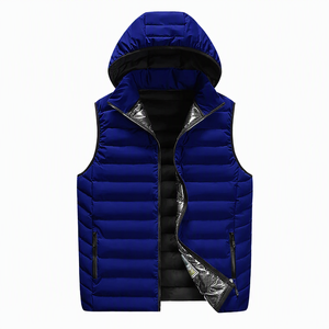 Chaleco Acolchado Unisex Cálido de Altr Brothers al por Mayor, Tejido Brillante, Ligero, con Cuello Alto y Relleno - Product Image 1