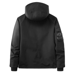 Men's Techwear Tactical <b>Jacket</b> Waterproof Multi-Pocket Streetwear Windbreaker Cyberpunk Functional Hooded Utility Darkwear Coat - Product Image 4