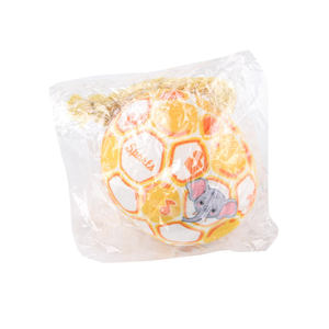 Jouet de football en peluche écologique et durable pour chien, avec son, motif dessin animé, pour mordre et nettoyer les dents, pour usage intérieur/extérieur - Product Image 3