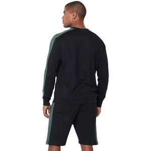 Ensemble T-shirt et short vintage pour homme, léger, taille élastique, streetwear d'été, ensemble deux pièces, tissu polaire, séchage rapide, haute qualité - Product Image 4
