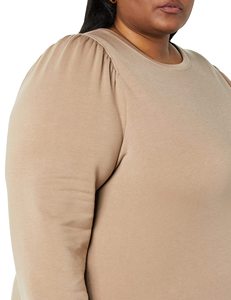 Sweat-shirt à col rond en coton mélangé doux, manches longues, décontracté, pour tous les jours et les voyages, sweat-shirt graphique surdimensionné - Product Image 5