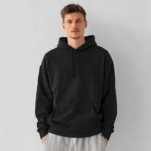 Sudadera con capucha para hombre, estilo urbano, de invierno, con hombros caídos, lavado ácido, de moda - Product Image 6