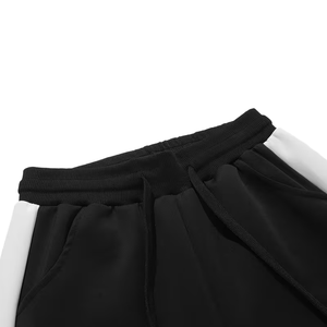 Ensemble de survêtement pour homme personnalisé de haute qualité, respirant, en polaire durable polyester/coton, avec fermeture éclair intégrale et col montant, décontracté, blanc - Product Image 3