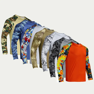 Camiseta Deportiva Six Trend UPF 50 Ecológica con Protección UV para Pesca, Ligera, Transpirable, de Manga Larga para Hombre con Logotipo Delantero y Trasero - Product Image 1