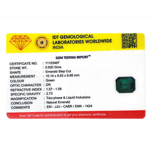 Natural Zambian Emerald 4 Carat Loose Gemstone Emerald Cut for Fine Jewelry - Product Image 4