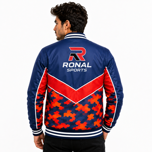 Nouvelle Collection : Blouson Teddy Homme en Laine de Haute Qualité avec Logo Personnalisé, Tailles Fortes Disponibles – Meilleure Vente 2026 - Product Image 4