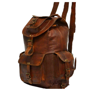 Mochila de Cuero para Portátil 40x30x20cm con Panel RFID, Diseño Personalizable, Estilo Vintage de Alta Calidad, MOQ Bajo - Product Image 3