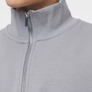 Sweat-shirts à col zippé décontractés pour hommes, coupe ample, haute qualité, collection 2026, les plus vendus, pour l'extérieur, service OEM - Product Image 5