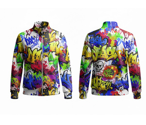Veste zippée en polyester sublimé de qualité supérieure pour la course et le fitness, chaude, respirante et à séchage rapide |   Tailles Hommes Femmes Jeunes - Product Image 3