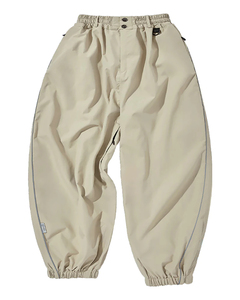 Pantalon de ski imperméable pour homme, beige, polyester, nylon, pantalon de snowboard, fermeture à cordon, Gore-Tex, isolé, vêtements d'extérieur - Product Image 4