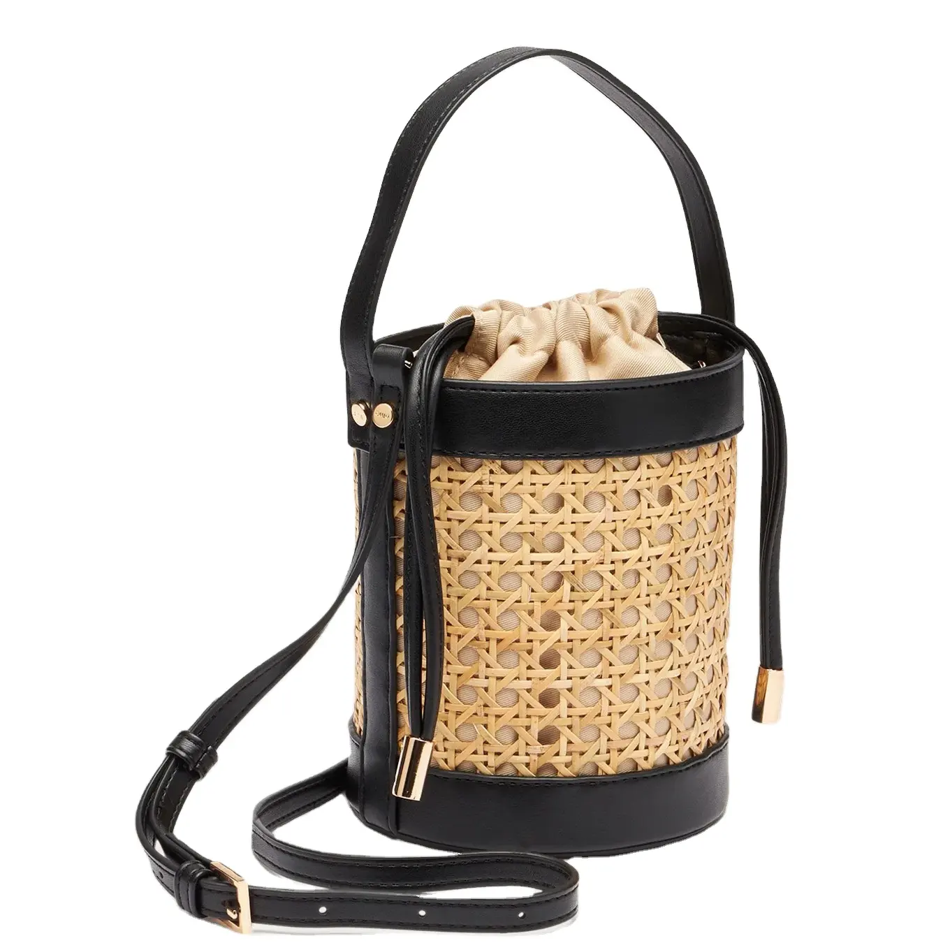 Роскошная Сумка-клатч из ротанга, кожаная сумка черного цвета с плетеным плетением