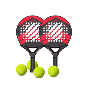 Raquette de padel en carbone 18K avec motif diamant et marques de rayures, noyau en EVA souple - Product Image 6