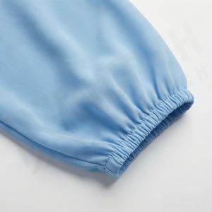 Abaya Islámica de Poliéster con Cuello en V, Manga Larga, Largo hasta el Tobillo, Color Personalizado para Ramadán, Abaya Abierta de Lujo para Mujeres Musulmanas, Vestido Modesto - Product Image 5