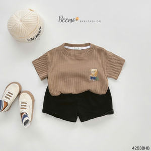 Conjuntos de Ropa para Niños al por Mayor, Conjuntos de Ropa para Bebés Niños, Ropa Casual de Verano para Niños, Conjuntos con Cierre de Pullover, Ropa para Niños Pequeños - Product Image 5
