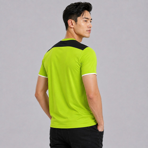 Camiseta de Cuello en V para Hombre, Color Sólido, Manga Corta, Unisex, Algodón Grueso, Lisa, Estilo Casual - Product Image 2