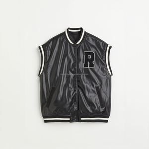 Veste universitaire personnalisée pour hommes et femmes K-VJ-168 brodé équipe de baseball conception toile vintage laine peau de mouton support élégant - Product Image 1