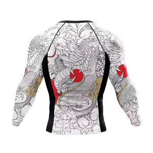 เสื้อรัดกล้ามเนื้อพิมพ์ลายแบบใหม่ ราคาถูก คุณภาพสูง สำหรับผู้ชาย - Product Image 3