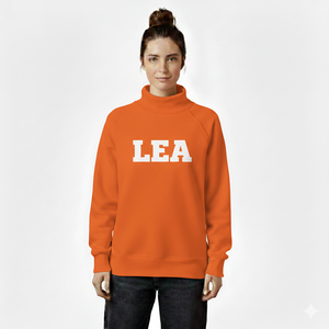 Sudadera Oversize de Forro Polar para Mujer con Cuello Alto, Cómoda para Invierno, Ecológica, Transpirable, Diseño Minimalista, Fabricación a Granel - Product Image 1