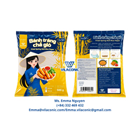Papier de riz bleu pour rouleaux de printemps, 22 cm, 500 g, enveloppe de nouilles de riz séchées pour Cha Gio