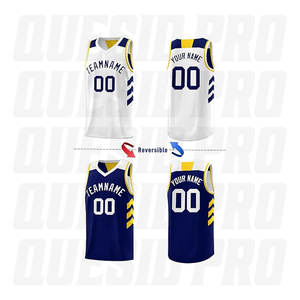 Nouveau maillot de basket-ball personnalisé de style américain pour les équipes, maillot de sport à séchage rapide, pour jeunes joueurs, sublimation, vêtements de sport de basket-ball - Product Image 5
