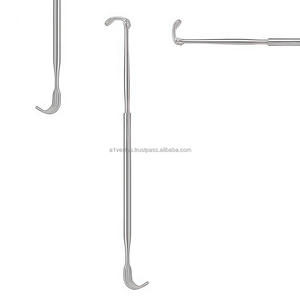 Retractor de Gancho para Amígdalas Lukens de Acero Inoxidable VERITAS A-1 de Primera Calidad, 17 cm, Instrumento Quirúrgico Manual Reutilizable - Product Image 3