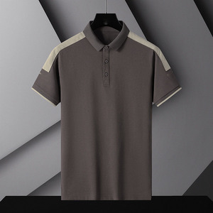 เสื้อผู้ชายแบบสั่งทำ ผ้าถัก แขนสั้น แห้งเร็ว บริการ OEM ตำแหน่งโลโก้ด้านหน้า ออกแบบเองได้ น้ำหนัก 220 กรัม จากโรงงานโดยตรง - Product Image 1