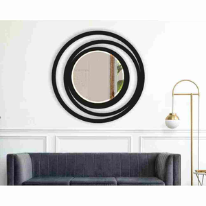 High Quality Custom Made <b>Metal</b> <b>Frame</b> Glass Mirror Modern Design Wall Hanging Handmade Reasonable Price Bar Mitzvah Weddings Home - Product Image 3