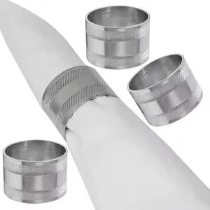 Event <b>Metal</b> Napkin <b>Ring</b> <b>For</b> Dining Table Decoration And Party Setup - Product Image 1