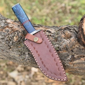 Couteau de chasse artisanal en acier Damas A&M ENTERPRISES, lame fixe, manche en résine nid d'abeille, qualité industrielle, 8 pouces - Product Image 2