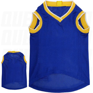 Maillot de basket respirant en maille pour animaux de compagnie, design gratuit, gilet de sport personnalisé pour chien, vêtements pour animaux de compagnie, débardeur pour chiot avec patch brodé - Product Image 1