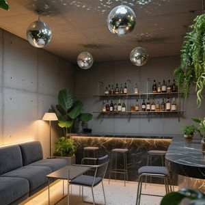 Set di 4 portachiavi con piccole sfere da discoteca da 7 pollici per decorazioni e specchi - Product Image 6