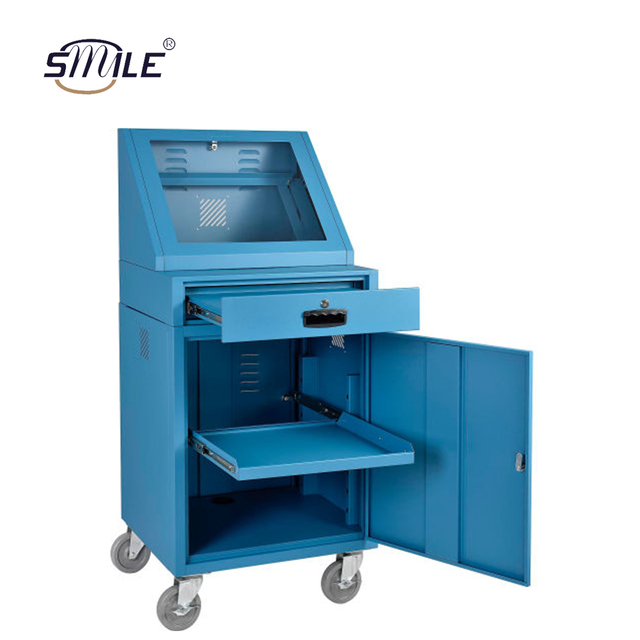CHNSMILE Custom Safety Stainless Steel Mobile Computer Cabinets Industrial Screen Cabinets Waterproof Shockproof Dustproof