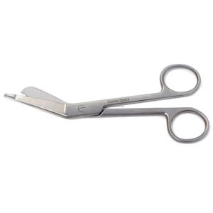 Tijeras para Vendajes Lister de 4.5 Pulgadas, Juego de Instrumentos de Acero Inoxidable Puro, Cirugía General, Enfermería, Primeros Auxilios, Trauma, Grado Médico, Fábrica - Product Image 5