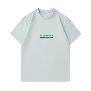 เสื้อยืดคอตตอนสตรีทแวร์ทรงโอเวอร์ไซส์ ไหล่ตก พิมพ์ลายคุณภาพสูง เนื้อผ้าหนา สำหรับผู้ชาย - Product Image 2