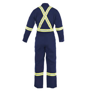 Vêtements de travail personnalisés en gros, haute visibilité, antistatiques, certifiés ASTM/CE, combinaison de travail de sécurité pour l'industrie et l'atelier, bande réfléchissante - Product Image 2