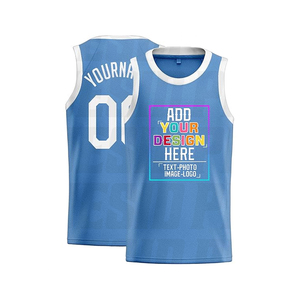 Maillot de basketball sublimé, vêtement de sport respirant, maillot de basketball cousu avec numéros d'équipe imprimés, tenue de sport à enfiler - Product Image 1